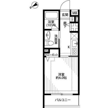 プレール・ドゥーク下井草の物件間取画像